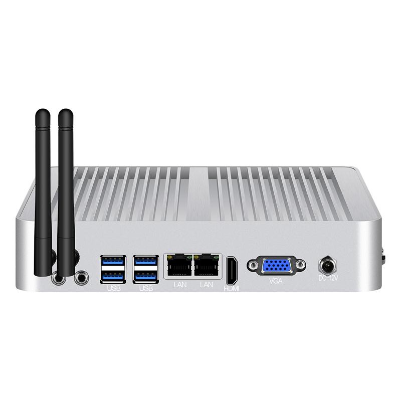 Intel Nwayo i7 Seri Mini PC ak doub Lan doub com